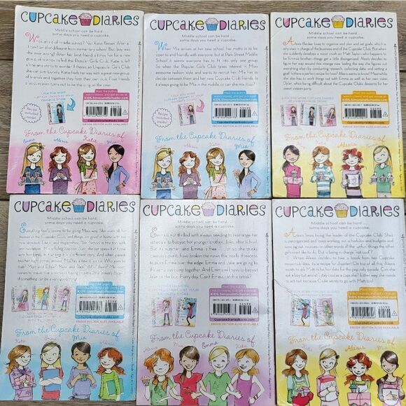 6 Cupcake Diaries chapter books - Picture 2 of 10